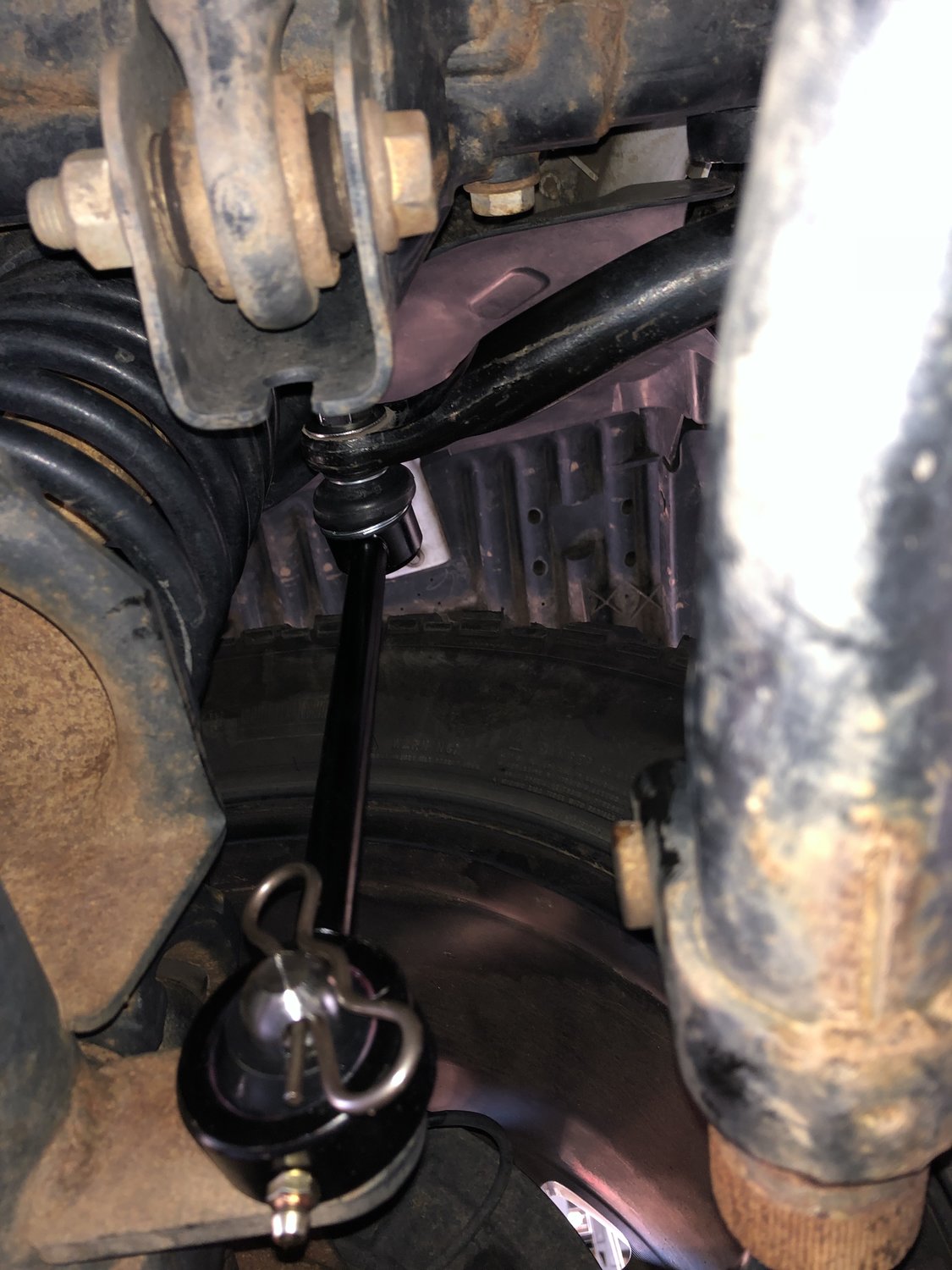 Teraflex Front Swaybar Quick Disconnects for 0718 Jeep Wrangler